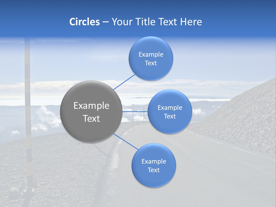 The Summit Of Mount Ventoux, Vaucluse, France PowerPoint Template