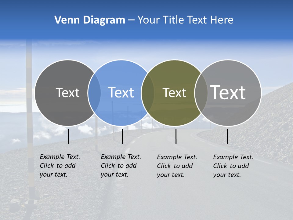 The Summit Of Mount Ventoux, Vaucluse, France PowerPoint Template