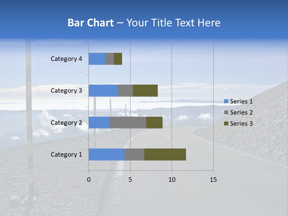 The Summit Of Mount Ventoux, Vaucluse, France PowerPoint Template