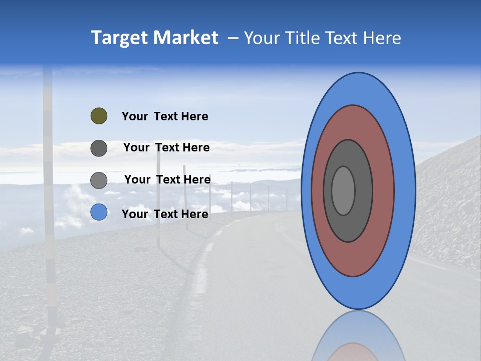 The Summit Of Mount Ventoux, Vaucluse, France PowerPoint Template