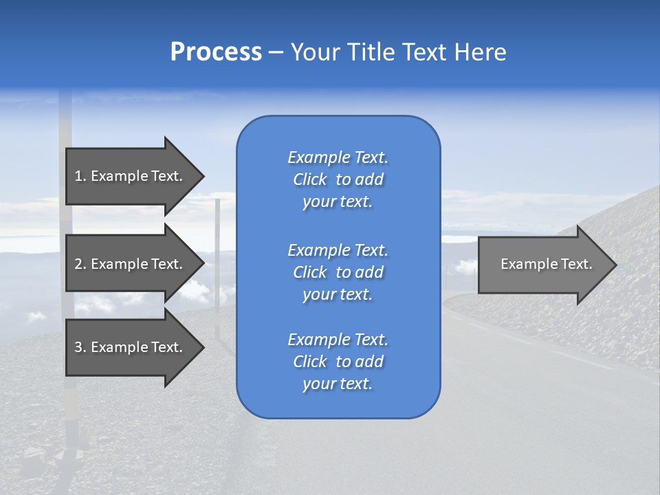 The Summit Of Mount Ventoux, Vaucluse, France PowerPoint Template