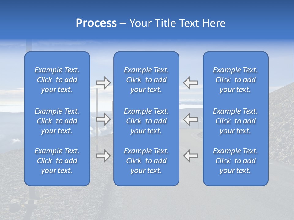 The Summit Of Mount Ventoux, Vaucluse, France PowerPoint Template