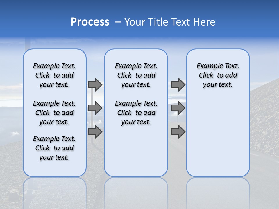 The Summit Of Mount Ventoux, Vaucluse, France PowerPoint Template