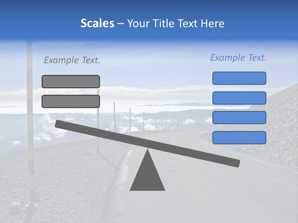 The Summit Of Mount Ventoux, Vaucluse, France PowerPoint Template