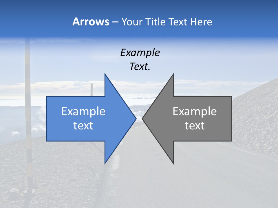 The Summit Of Mount Ventoux, Vaucluse, France PowerPoint Template