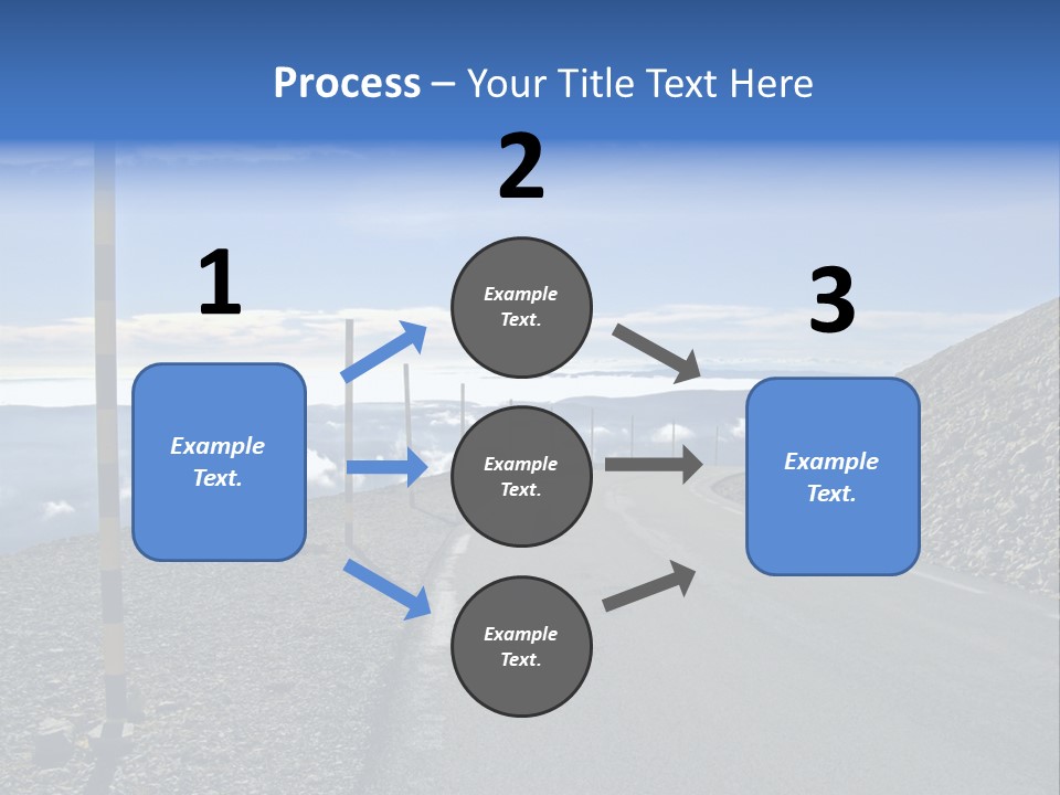 The Summit Of Mount Ventoux, Vaucluse, France PowerPoint Template