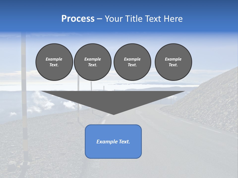 The Summit Of Mount Ventoux, Vaucluse, France PowerPoint Template