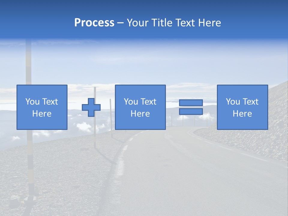 The Summit Of Mount Ventoux, Vaucluse, France PowerPoint Template