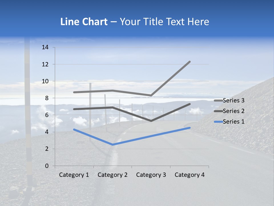 The Summit Of Mount Ventoux, Vaucluse, France PowerPoint Template
