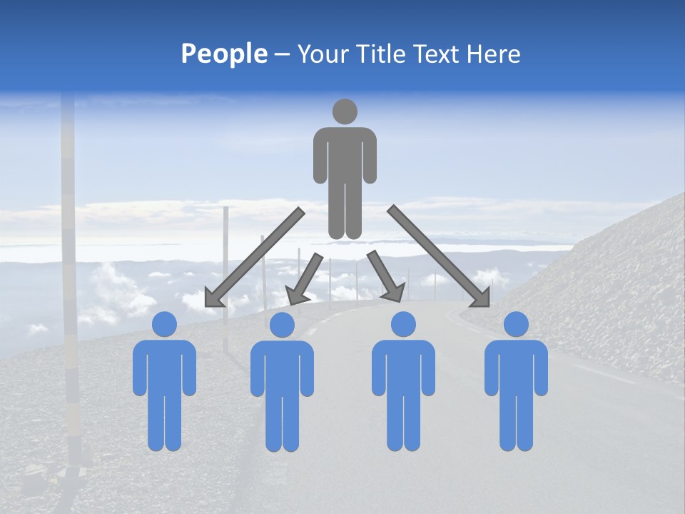 The Summit Of Mount Ventoux, Vaucluse, France PowerPoint Template