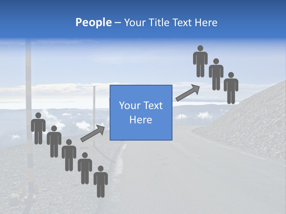 The Summit Of Mount Ventoux, Vaucluse, France PowerPoint Template