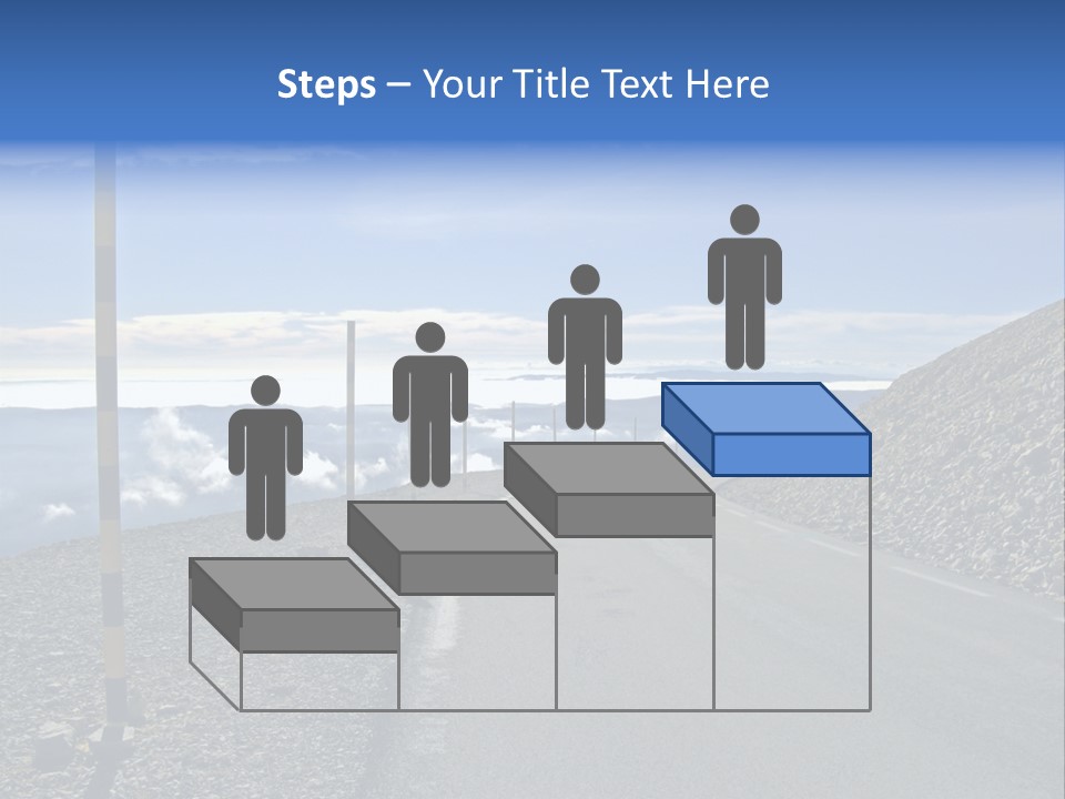 The Summit Of Mount Ventoux, Vaucluse, France PowerPoint Template