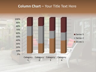 Stylish Outdoor Terrace PowerPoint Template