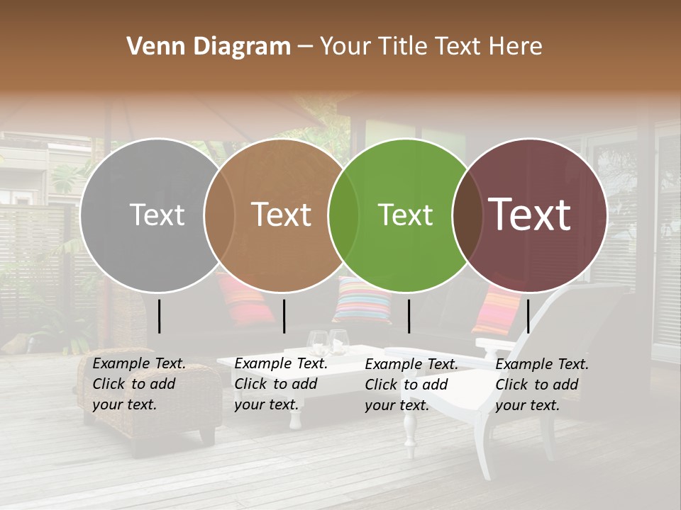 Stylish Outdoor Terrace PowerPoint Template