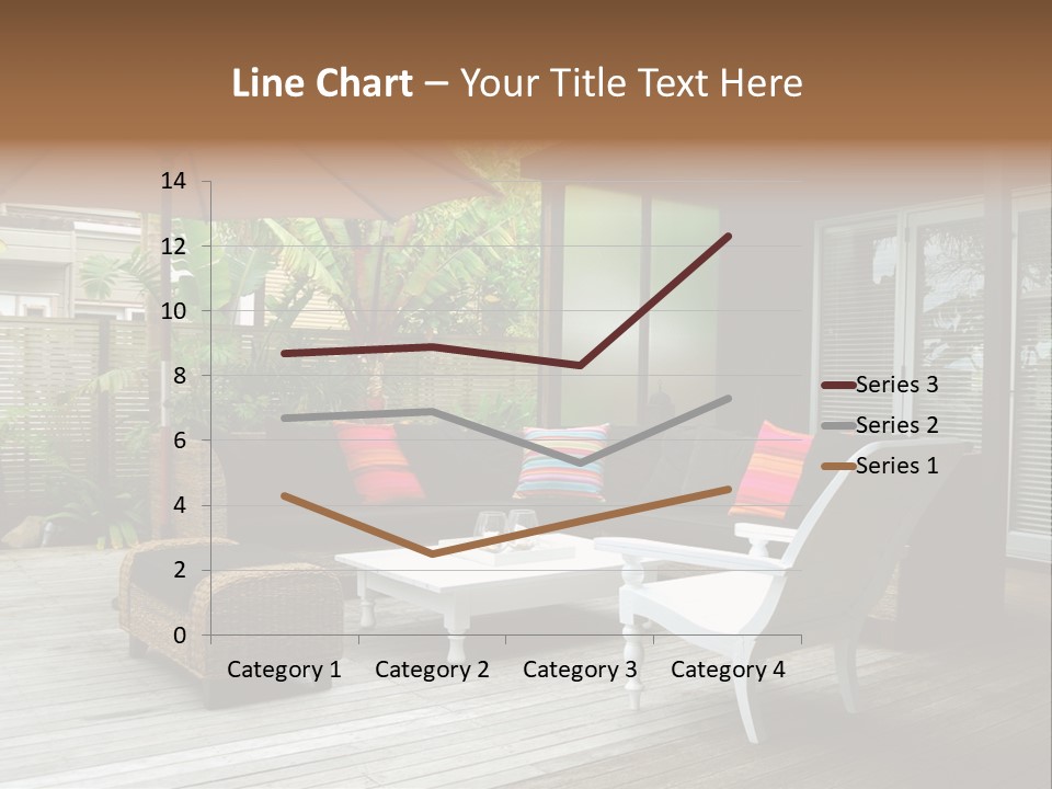Stylish Outdoor Terrace PowerPoint Template