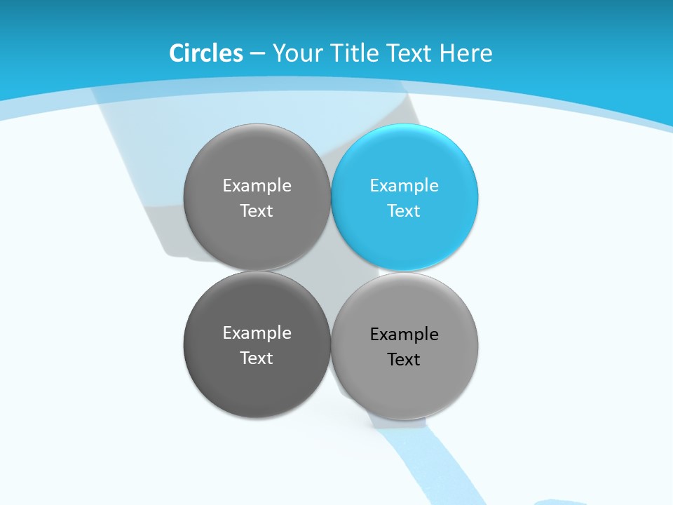 Marker And Check Mark Isolated On White Background PowerPoint Template