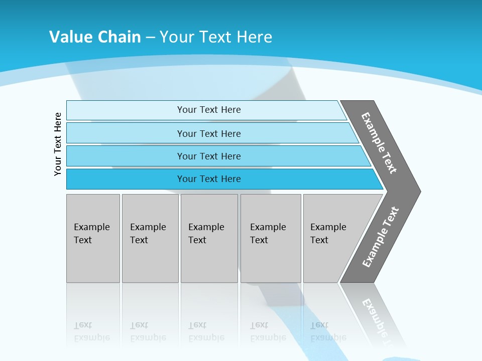 Marker And Check Mark Isolated On White Background PowerPoint Template