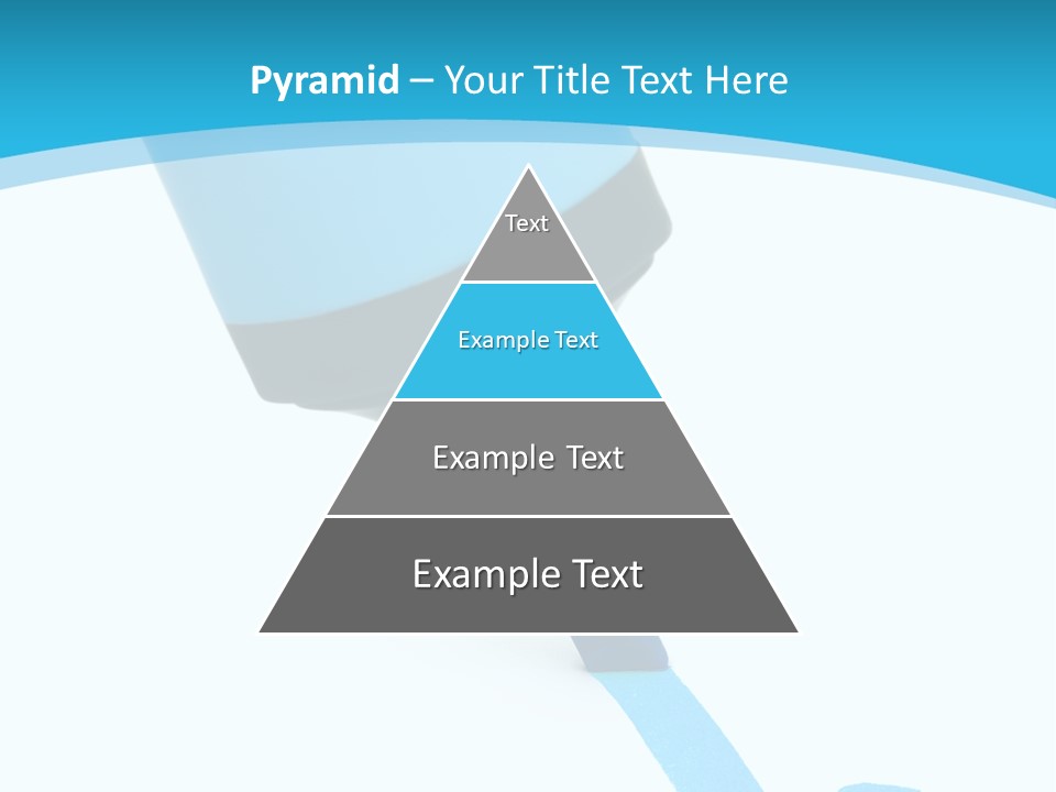 Marker And Check Mark Isolated On White Background PowerPoint Template