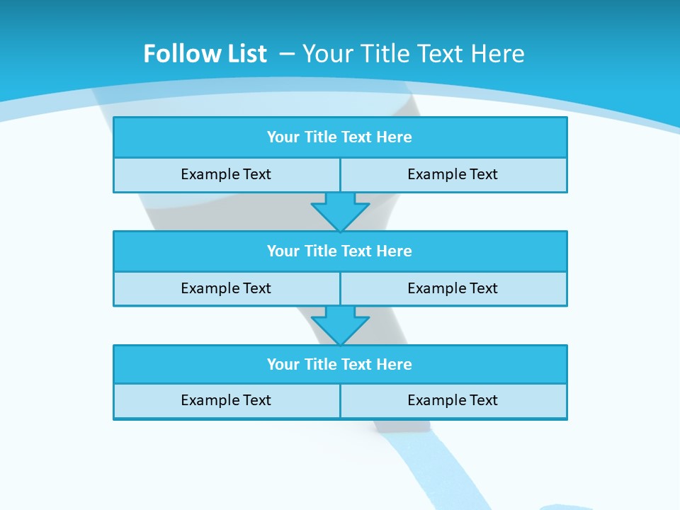 Marker And Check Mark Isolated On White Background PowerPoint Template
