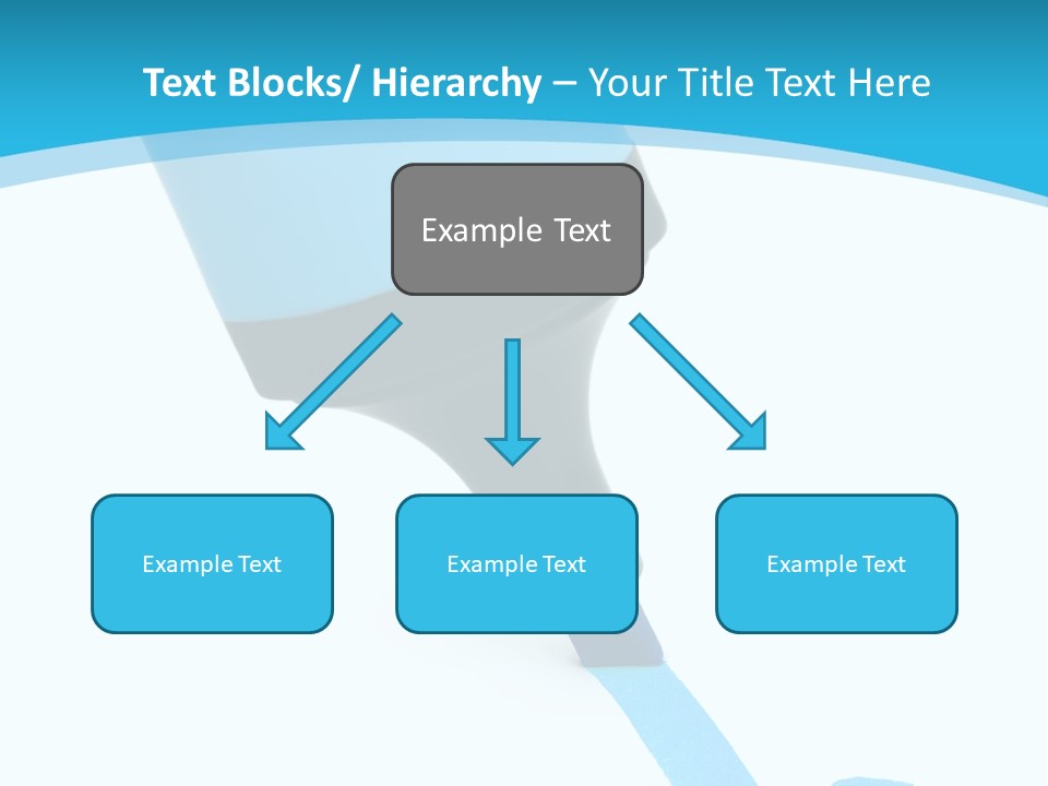 Marker And Check Mark Isolated On White Background PowerPoint Template