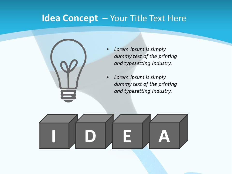 Marker And Check Mark Isolated On White Background PowerPoint Template