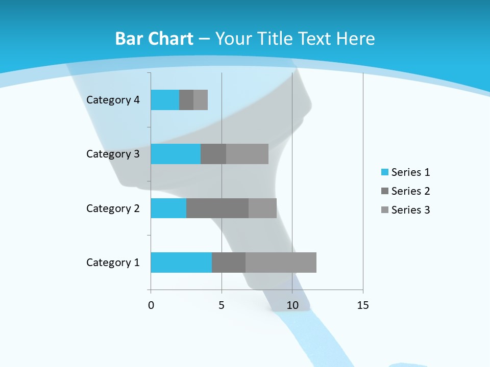 Marker And Check Mark Isolated On White Background PowerPoint Template