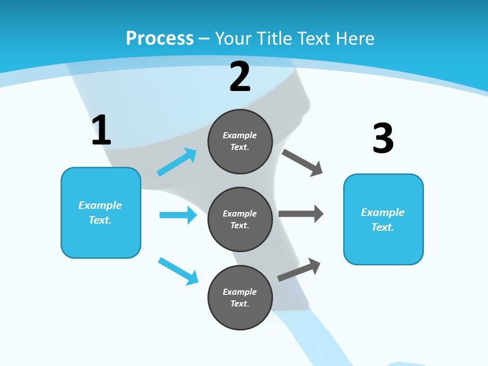 Marker And Check Mark Isolated On White Background PowerPoint Template