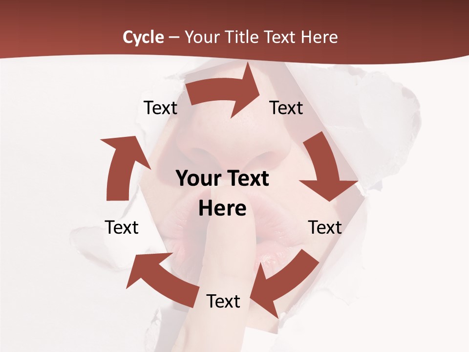 Silence Shh PowerPoint Template
