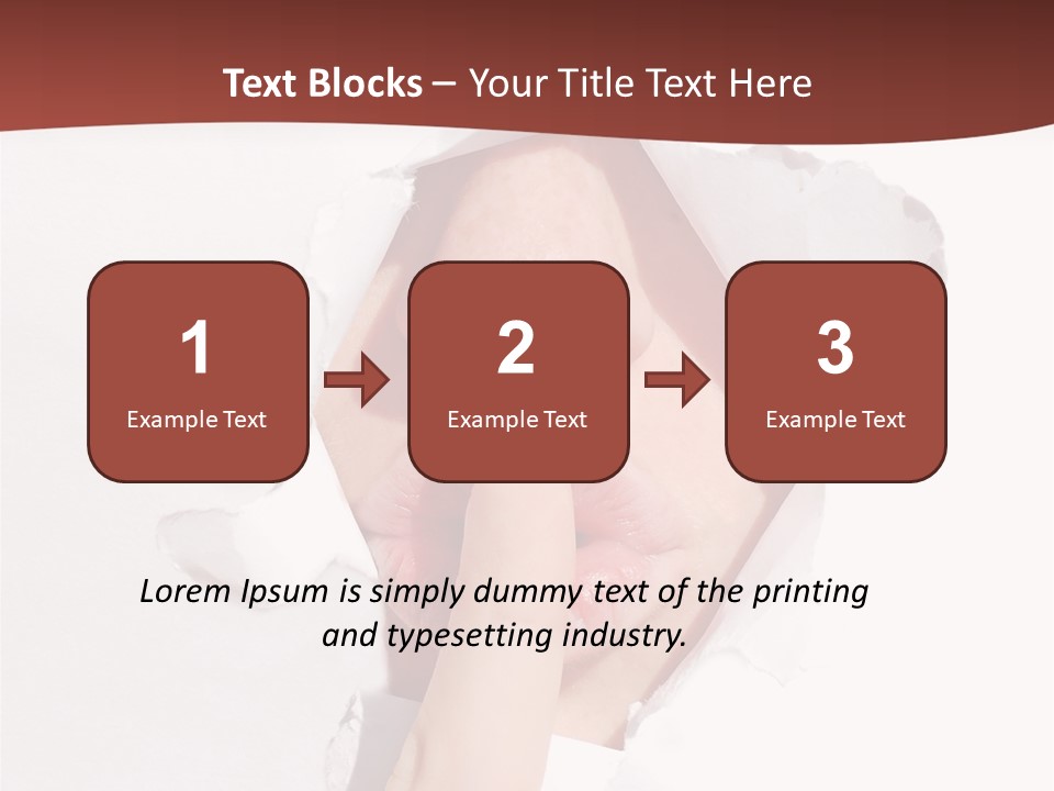 Silence Shh PowerPoint Template