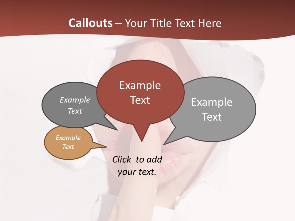 Silence Shh PowerPoint Template
