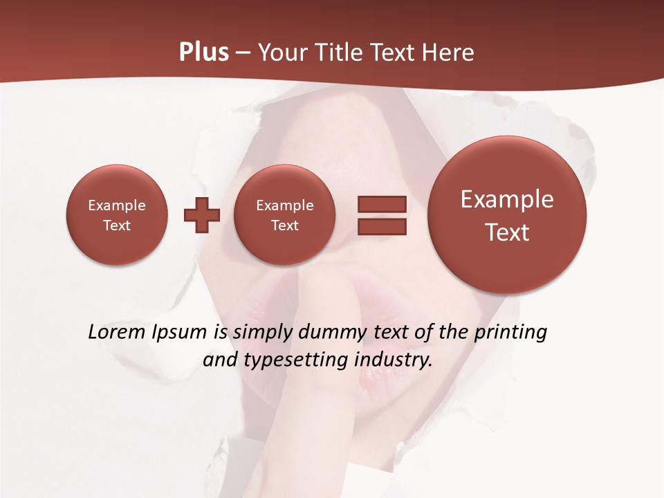 Silence Shh PowerPoint Template