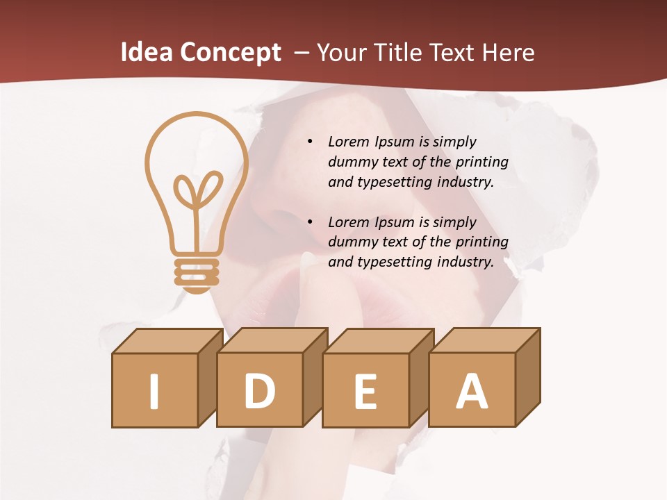 Silence Shh PowerPoint Template