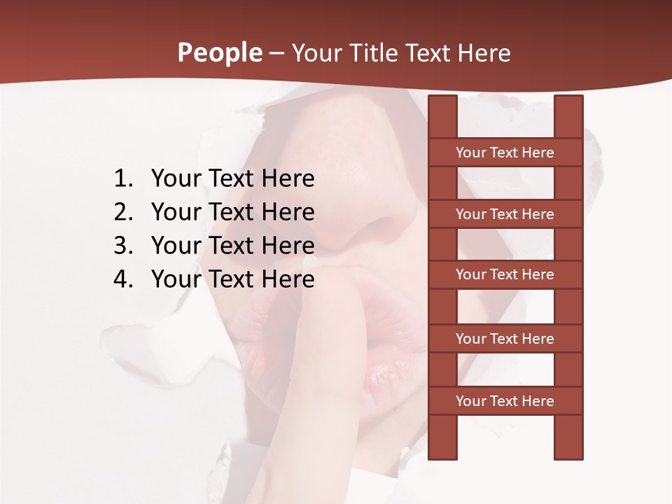 Silence Shh PowerPoint Template