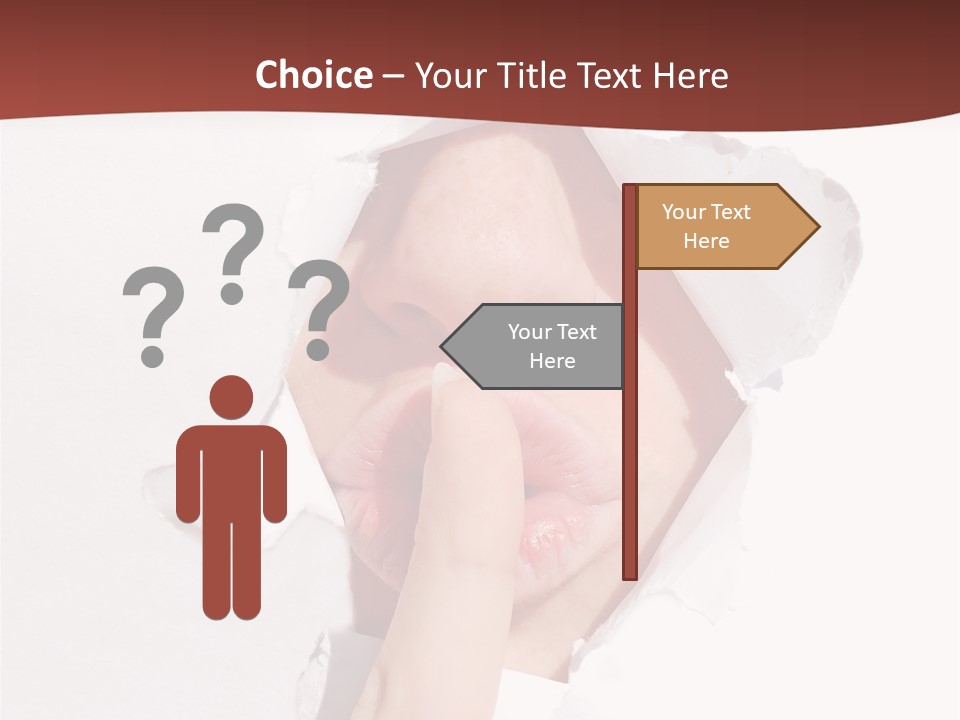 Silence Shh PowerPoint Template