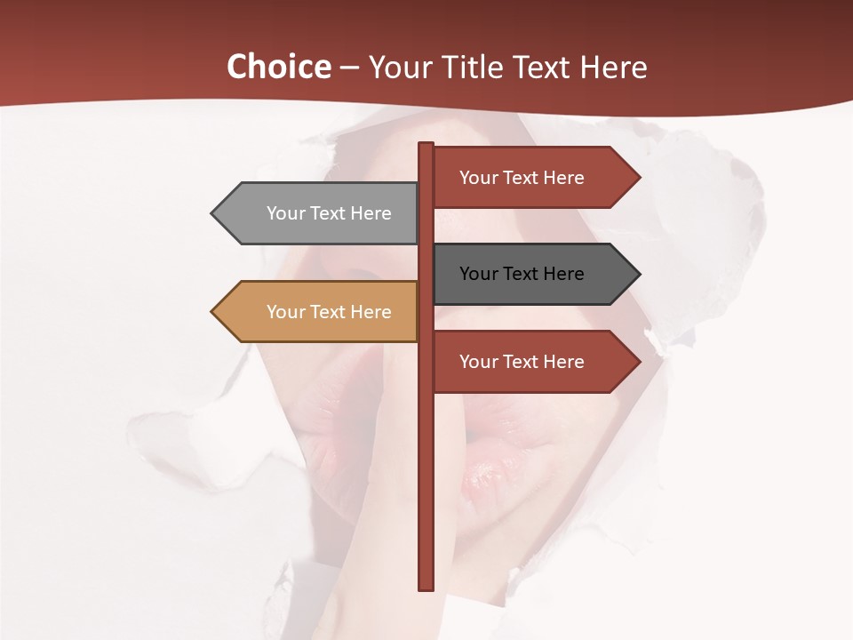 Silence Shh PowerPoint Template