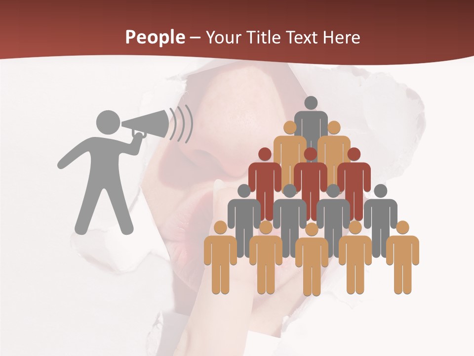 Silence Shh PowerPoint Template