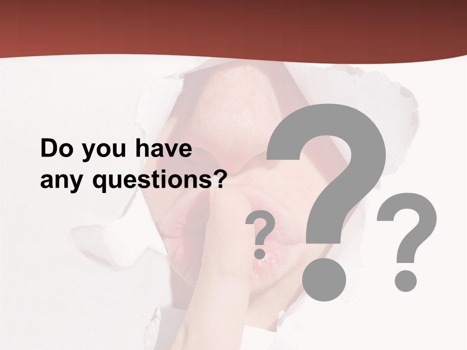 Silence Shh PowerPoint Template