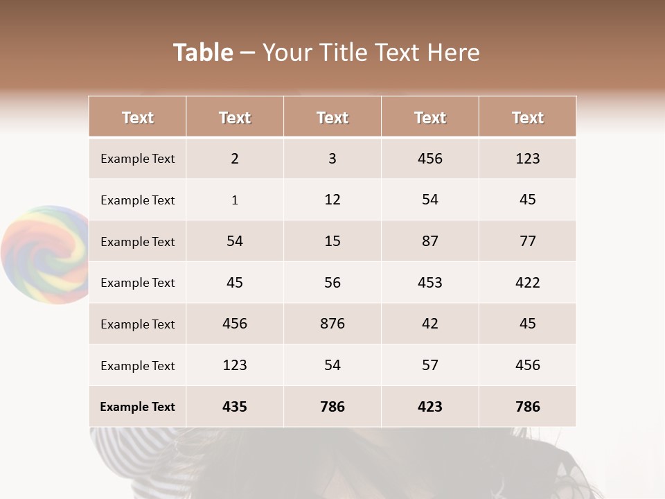 Kids With Lollipop On A White Background PowerPoint Template