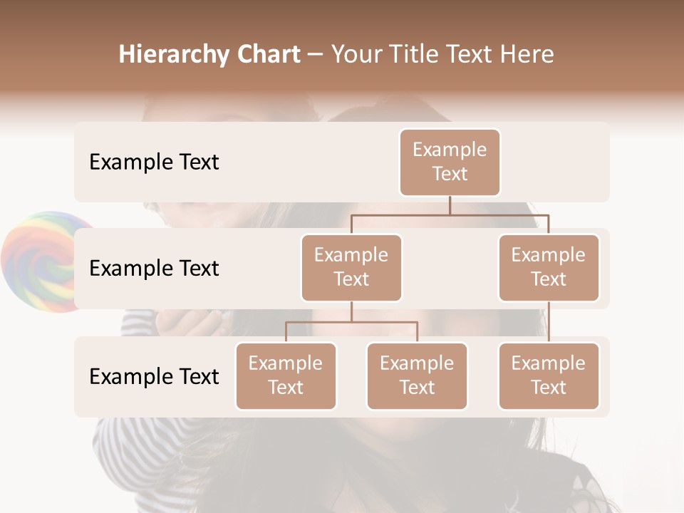 Kids With Lollipop On A White Background PowerPoint Template