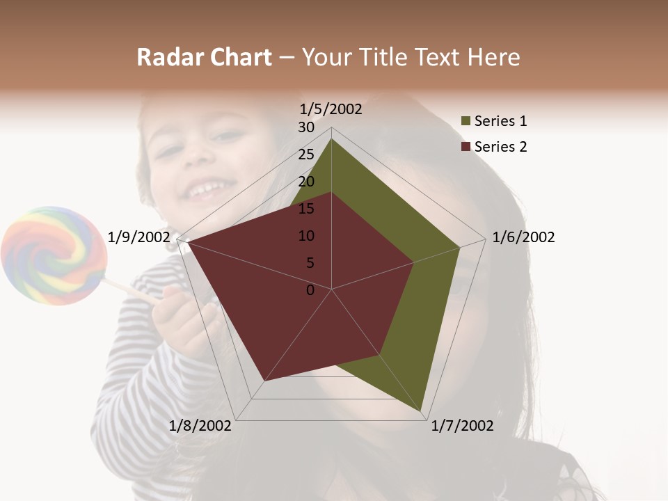 Kids With Lollipop On A White Background PowerPoint Template