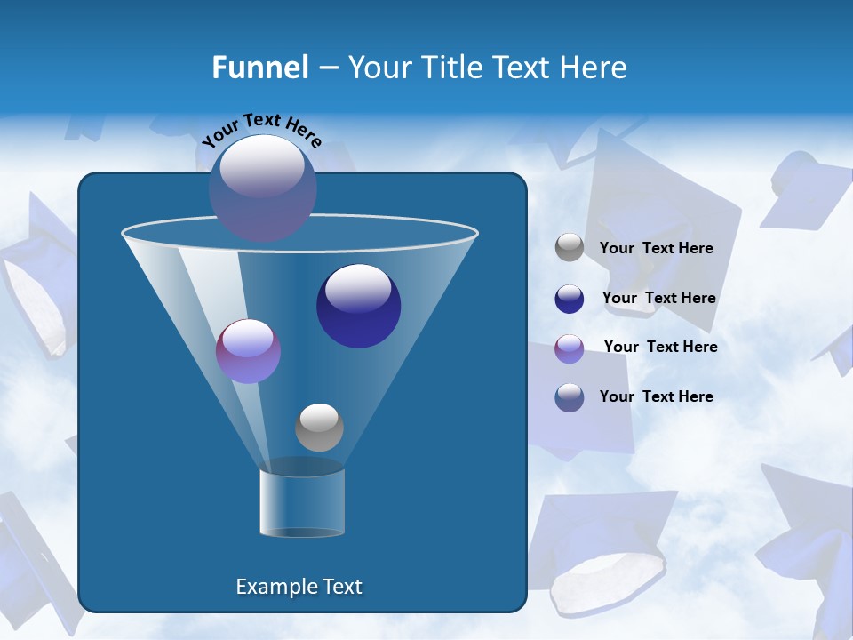 Red Apples With Magnifying Glass PowerPoint Template