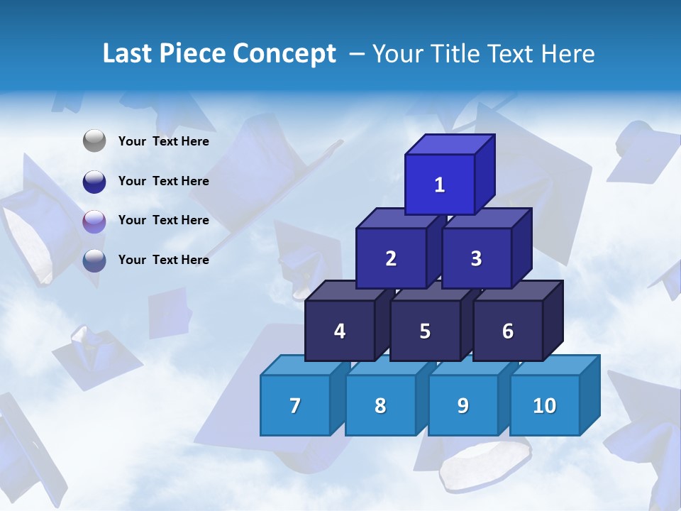 Red Apples With Magnifying Glass PowerPoint Template