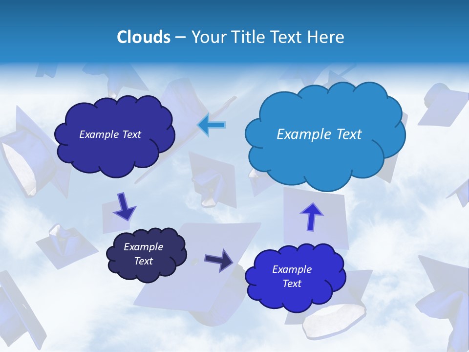 Red Apples With Magnifying Glass PowerPoint Template