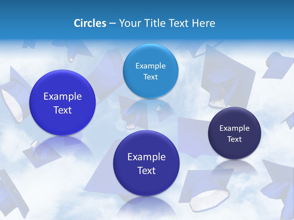 Red Apples With Magnifying Glass PowerPoint Template