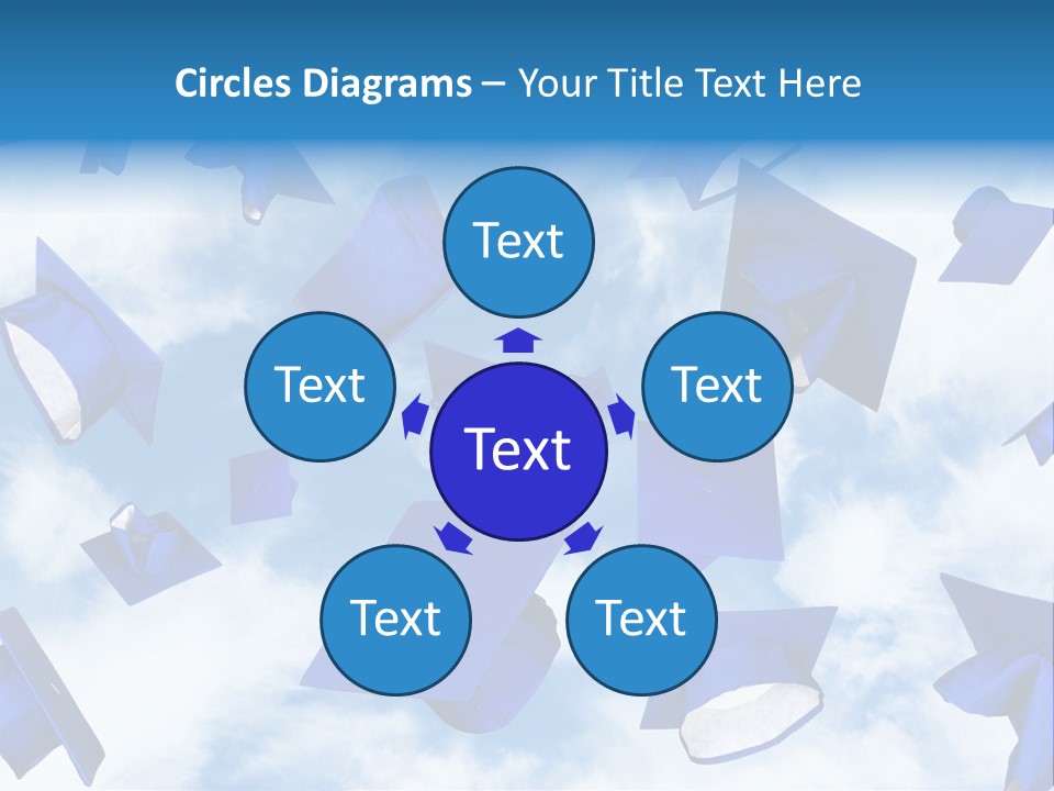 Red Apples With Magnifying Glass PowerPoint Template