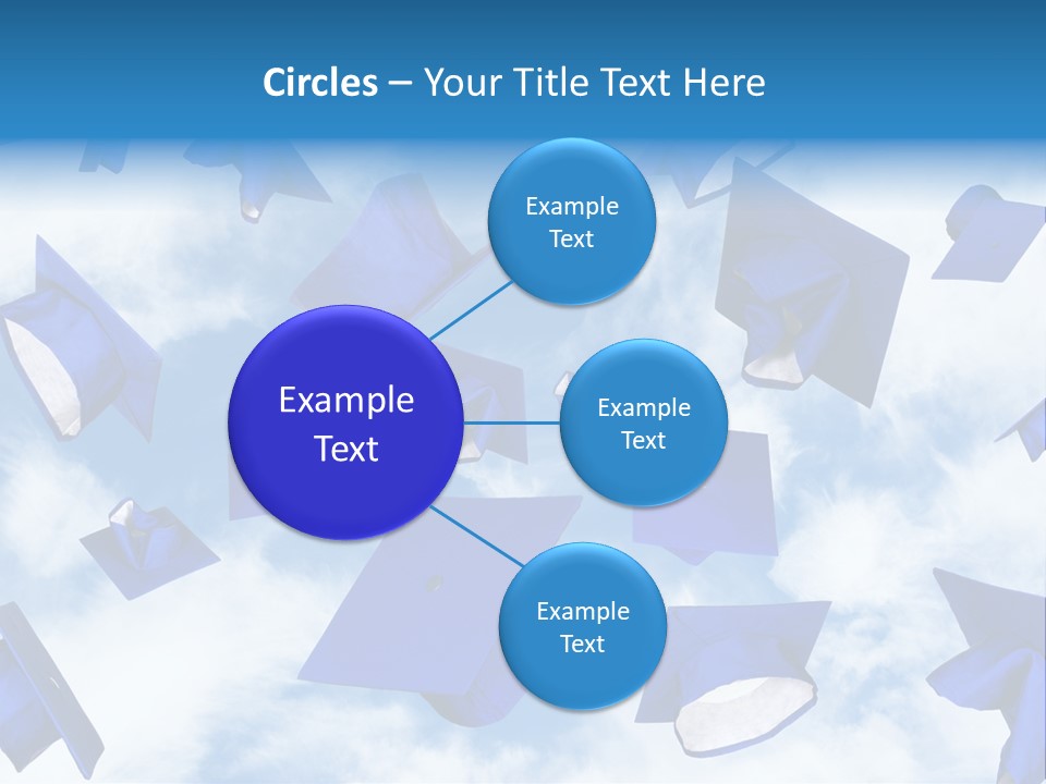 Red Apples With Magnifying Glass PowerPoint Template