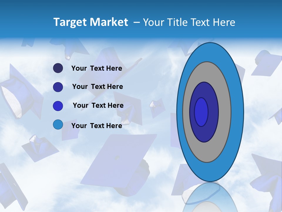 Red Apples With Magnifying Glass PowerPoint Template