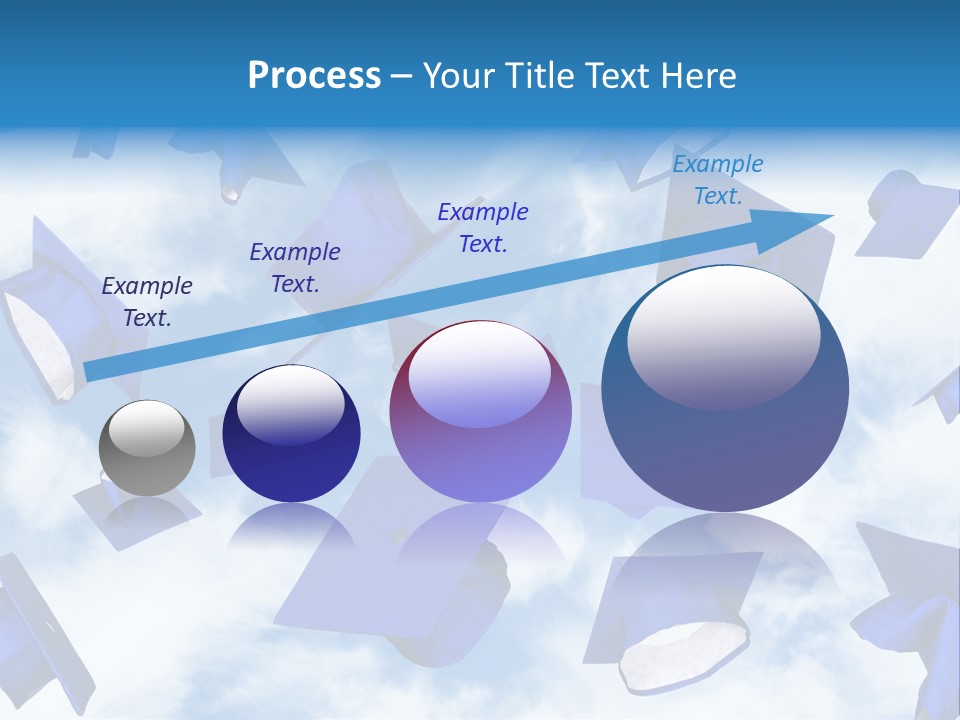 Red Apples With Magnifying Glass PowerPoint Template