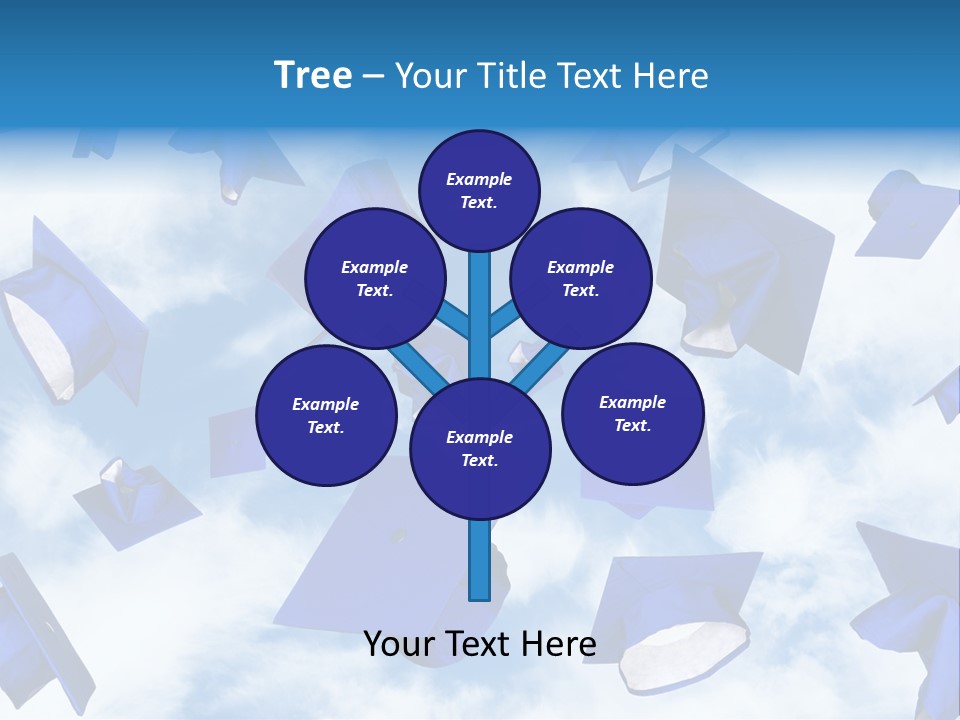 Red Apples With Magnifying Glass PowerPoint Template