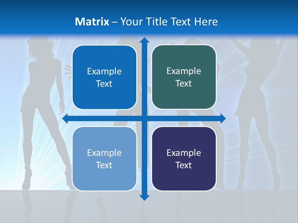 Girls Dancing At A Night Club PowerPoint Template